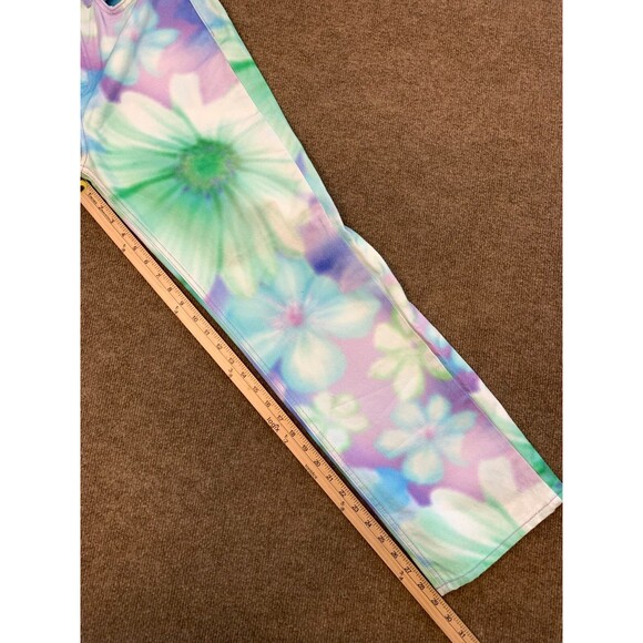 BDG Urban Outfitters Jeans Womens 29 High Rise Cowboy Floral Tie Dye Denim - Picture 6 of 9